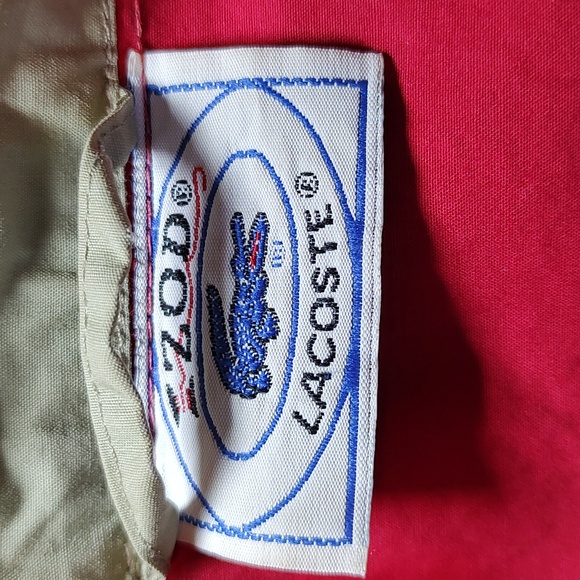 Men's Lacoste Izod Vintage VTG Retro  Jacket Zip Striped - Medium - Picture 8 of 9